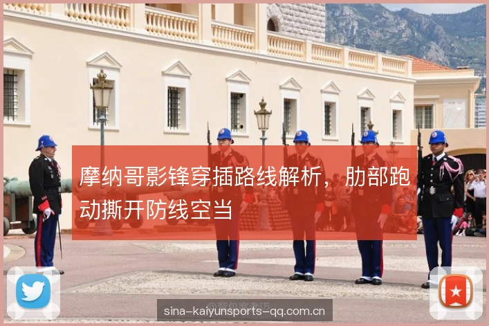 摩纳哥影锋穿插路线解析，肋部跑动撕开防线空当